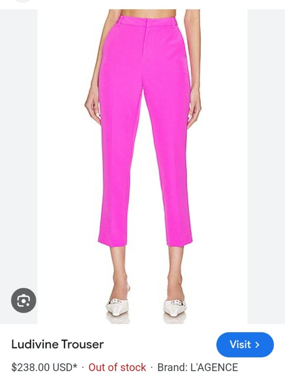 L'agence ! Ludivine trouser in bright Violet ( US/4)